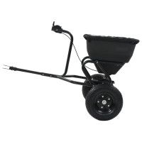 Produktbild för Saltspridare manuell PVC och stål 125x74x79 cm 45 L