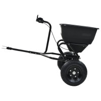 Produktbild för Saltspridare manuell PVC och stål 125x74x79 cm 45 L