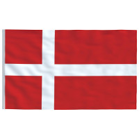 Produktbild för Danmarks flagga 90x150 cm