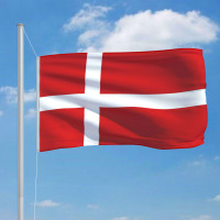 Produktbild för Danmarks flagga 90x150 cm