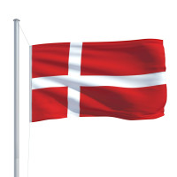 Produktbild för Danmarks flagga 90x150 cm