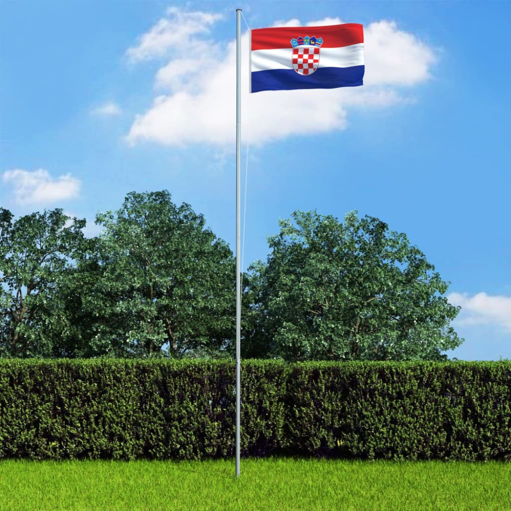 Produktbild för Kroatiens flagga 90x150 cm