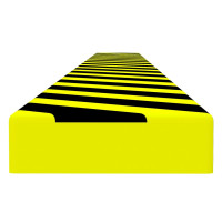 Miniatyr av produktbild för Kantskydd gul & svart 6x2x101,5 cm PU