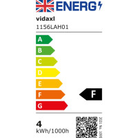 Produktbild för Vägglampor 2 st med 2 LED-filamentlampor 8 W