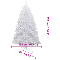 Produktbild för Plastgran med snö gångjärn 270 cm