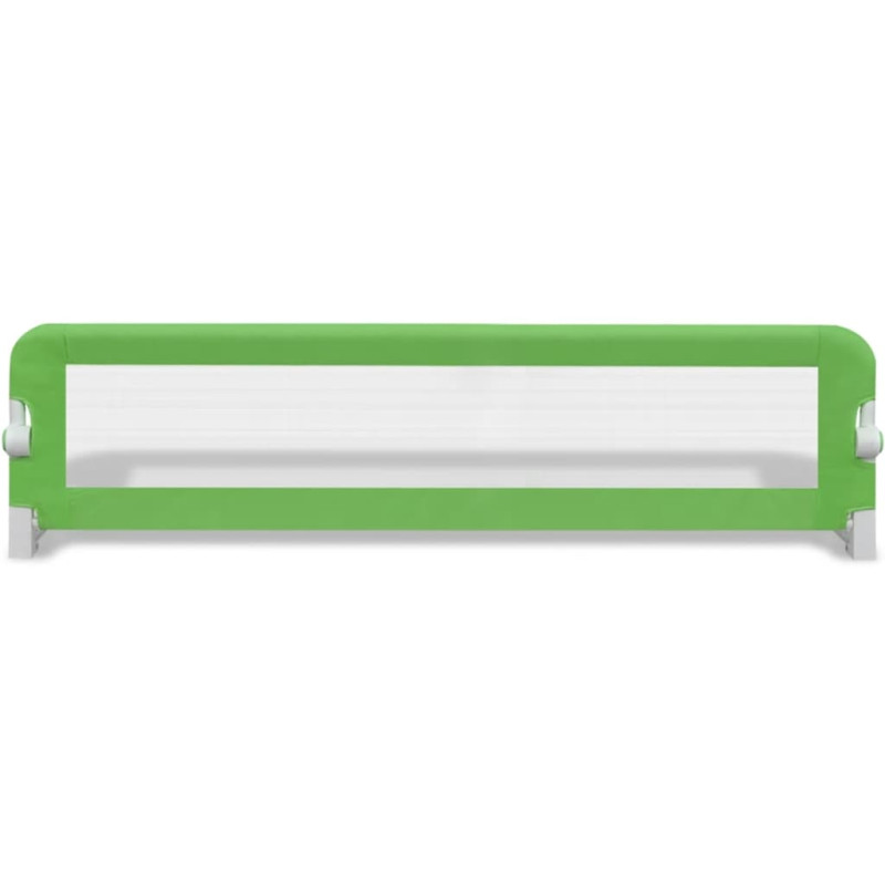 Produktbild för Sängskena för barn 2 st grön 150x42 cm
