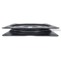 Produktbild för Snurrfäste till båtstolar 2 st standard 160x160x2,5 mm