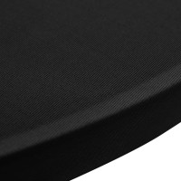 Produktbild för Överdrag till ståbord Ø60 cm svart stretch 4 st
