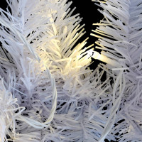 Produktbild för Julgirlang med LED-lampor 10 m vit