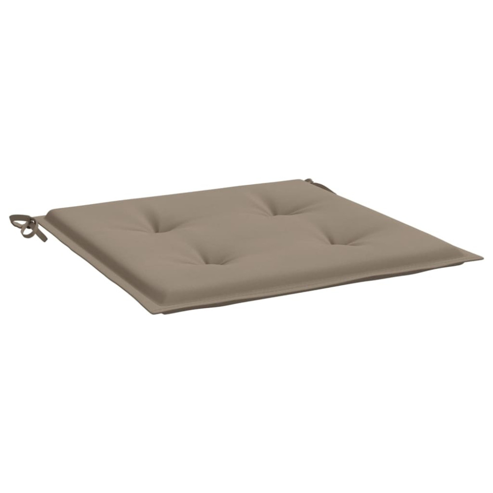 Produktbild för Stolsdynor 2 st taupe 40x40x4 cm oxfordtyg