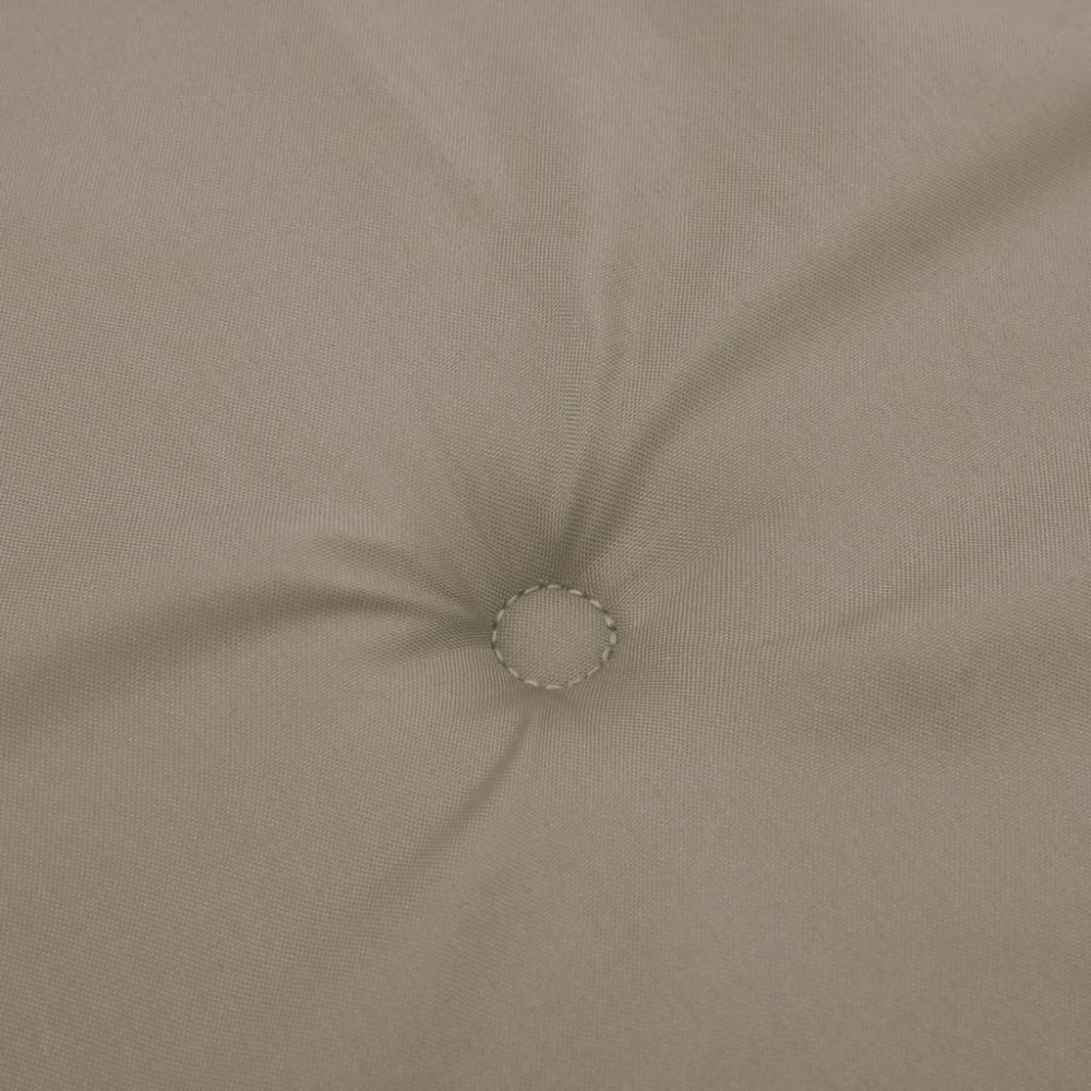 Produktbild för Stolsdynor 2 st taupe 40x40x4 cm oxfordtyg