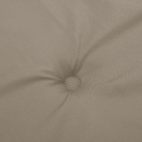 Produktbild för Stolsdynor 2 st taupe 40x40x4 cm oxfordtyg