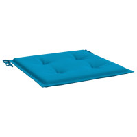 Produktbild för Stolsdynor 6 st blå 50x50x4 cm oxfordtyg