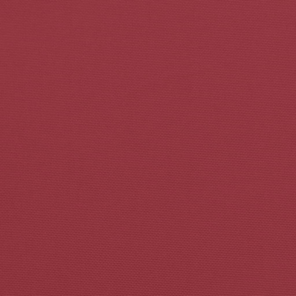 Produktbild för Bänkdyna för trädgården vinröd 180x50x3 cm oxfordtyg