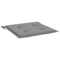 Produktbild för Stolsdynor 6 st grå 40x40x4 cm oxfordtyg