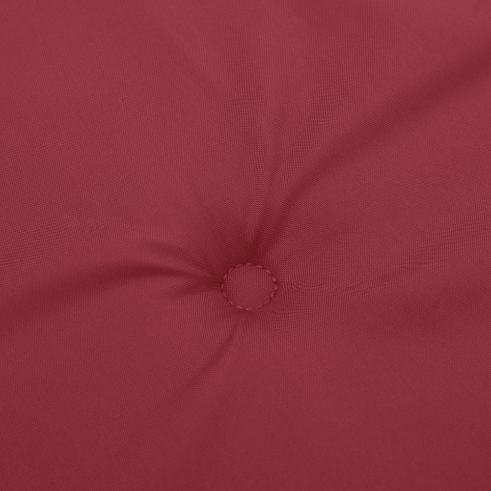 Produktbild för Bänkdyna för trädgården vinröd 100x50x3 cm oxfordtyg
