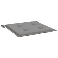 Produktbild för Stolsdynor 6 st grå 50x50x4 cm oxfordtyg