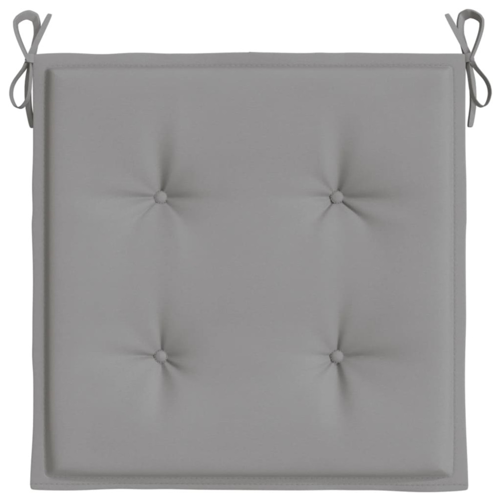 Produktbild för Stolsdynor 6 st grå 50x50x4 cm oxfordtyg