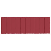 Produktbild för Solsängsdyna vinröd 186x58x4 cm oxfordtyg