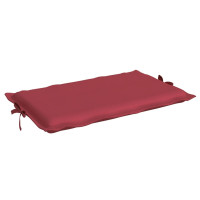 Produktbild för Solsängsdyna vinröd 186x58x4 cm oxfordtyg