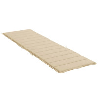 Produktbild för Solsängsdyna beige 200x50x3 cm oxfordtyg