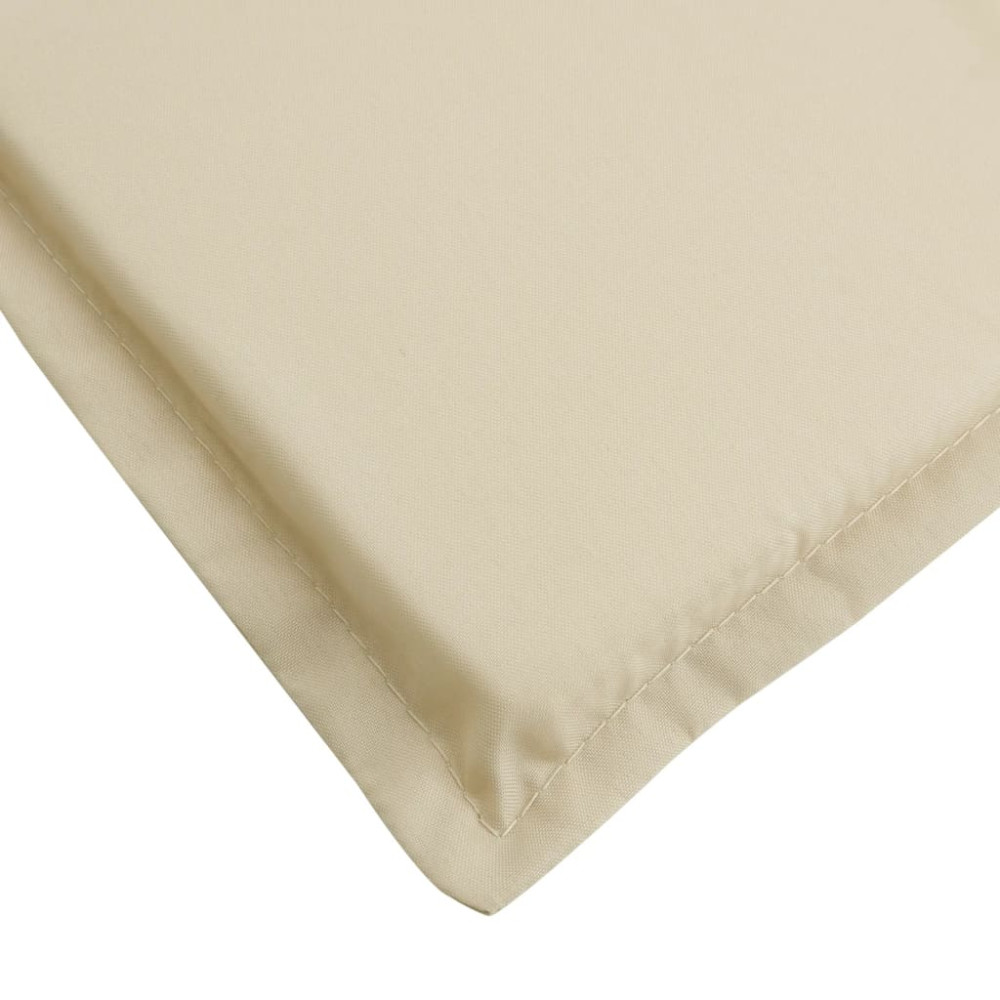 Produktbild för Solsängsdyna beige 200x50x3 cm oxfordtyg