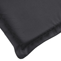 Produktbild för Solsängsdyna svart 200x60x3 cm oxfordtyg