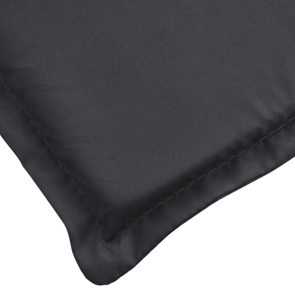 Produktbild för Solsängsdyna svart 200x50x3 cm oxfordtyg