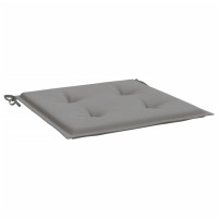 Produktbild för Stolsdynor 4 st grå 50x50x4 cm oxfordtyg