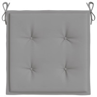 Produktbild för Stolsdynor 4 st grå 50x50x4 cm oxfordtyg