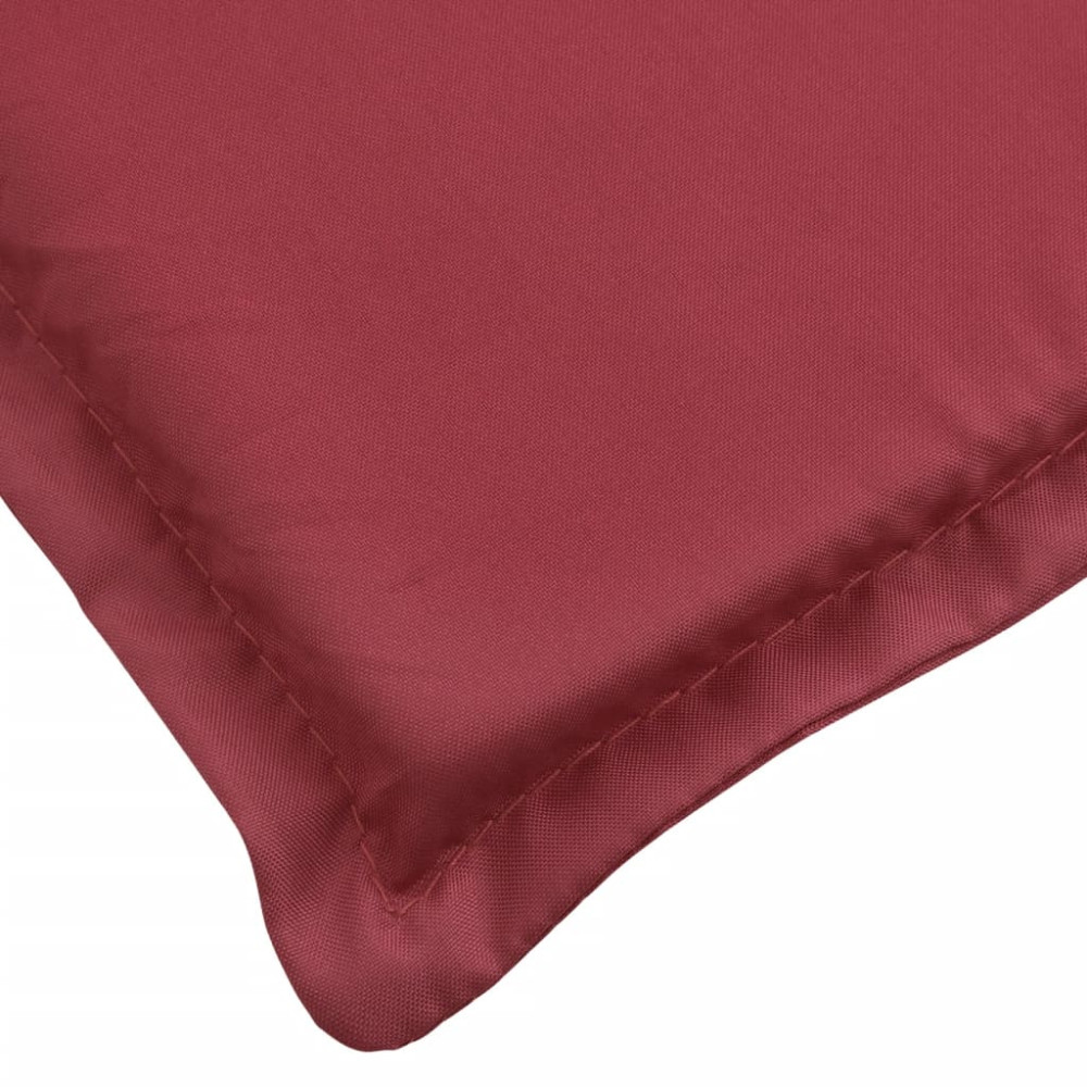 Produktbild för Solsängsdyna vinröd 200x70x3 cm oxfordtyg
