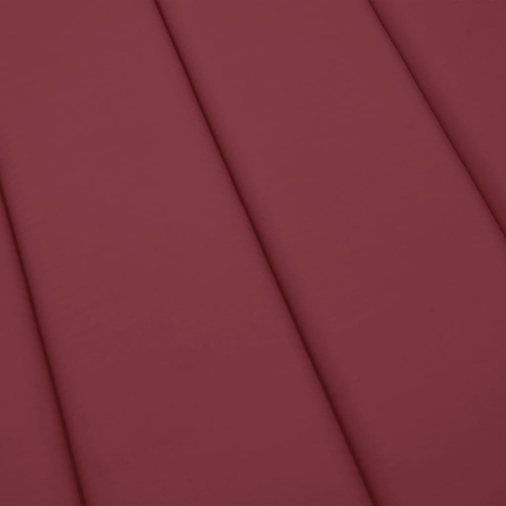 Produktbild för Solsängsdyna vinröd 200x70x3 cm oxfordtyg