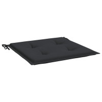 Produktbild för Stolsdynor 6 st svart 50x50x4 cm oxfordtyg