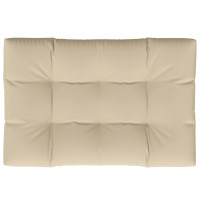 Produktbild för Palldyna beige 120x80x12 cm tyg