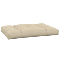 Produktbild för Palldyna beige 120x80x12 cm tyg