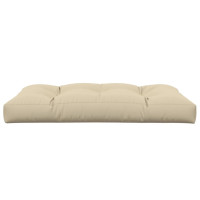 Produktbild för Palldyna beige 120x80x12 cm tyg