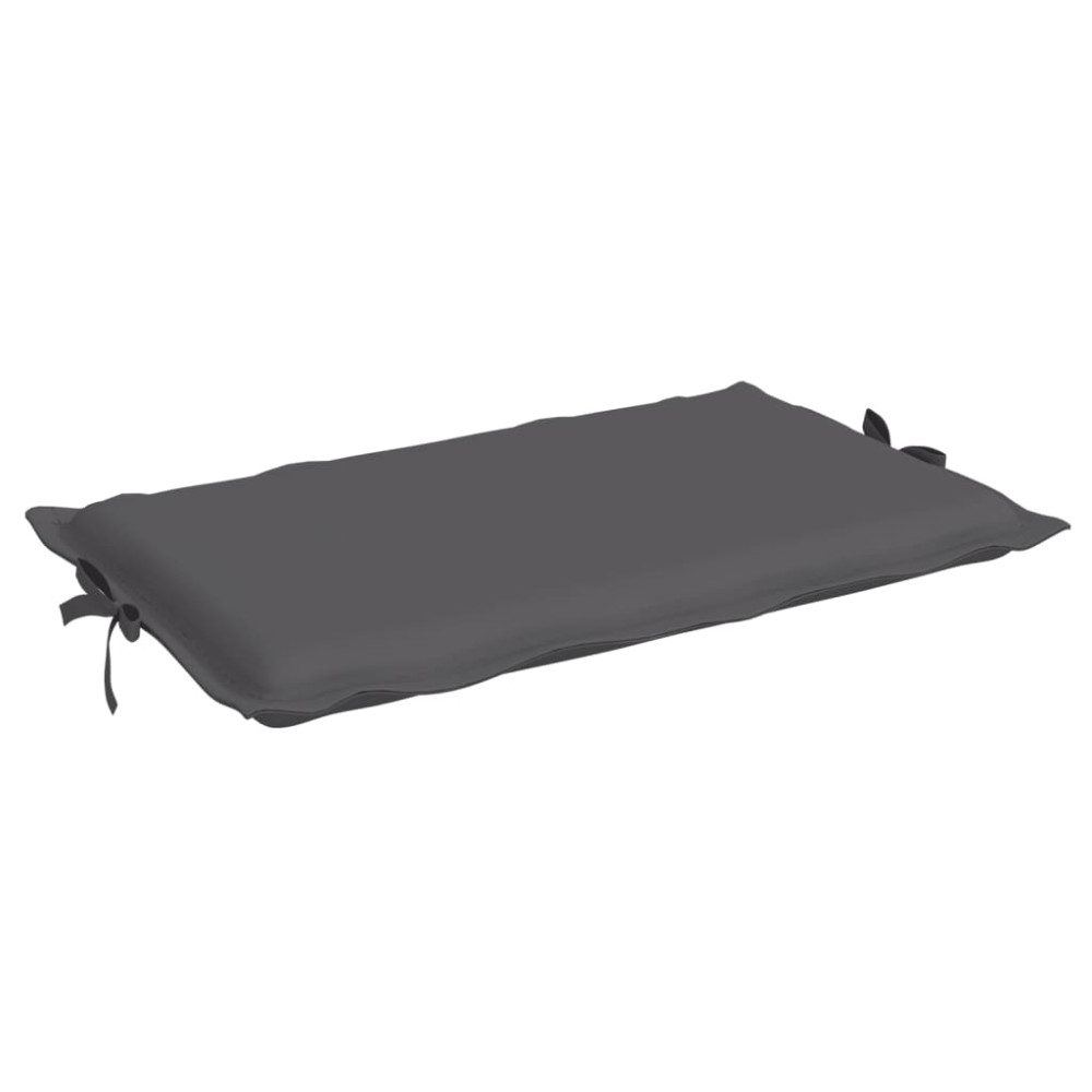 Produktbild för Solsängsdyna antracit 186x58x4 cm oxfordtyg