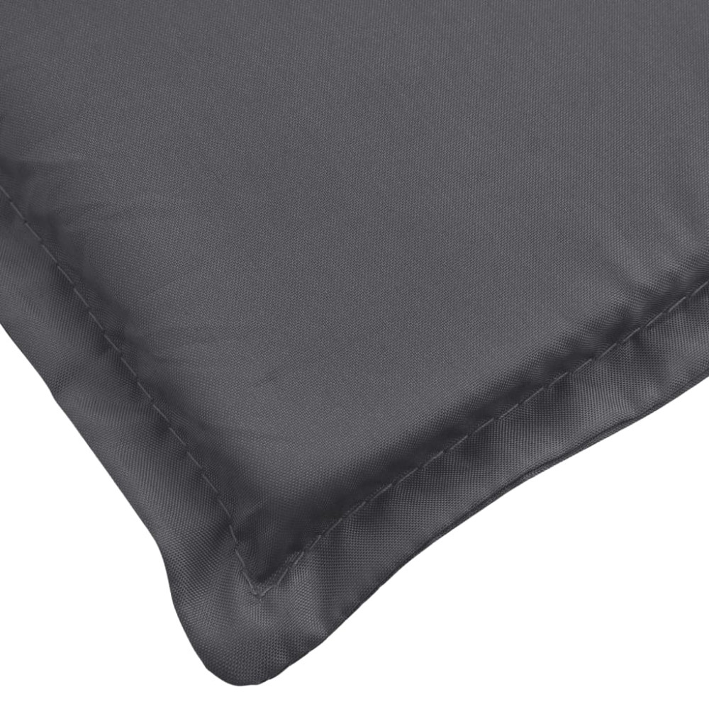 Produktbild för Solsängsdyna antracit 186x58x4 cm oxfordtyg