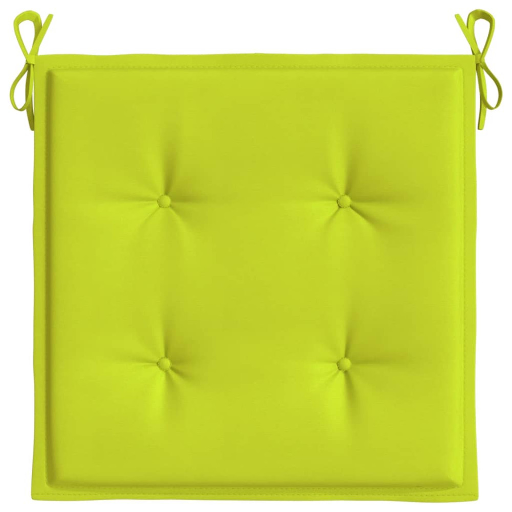 Produktbild för Stolsdynor 6 st ljusgrön 50x50x4 cm oxfordtyg