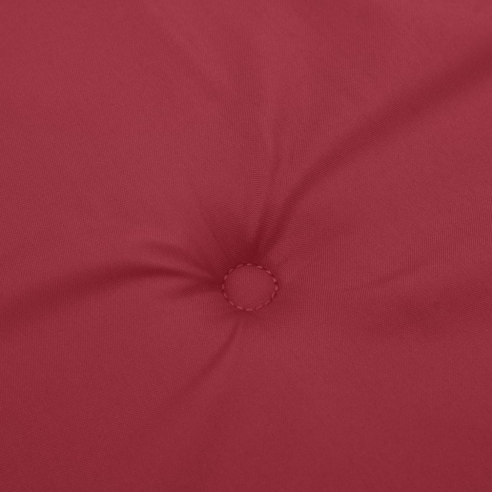 Produktbild för Solsängsdyna vinröd (75+105)x50x4 cm