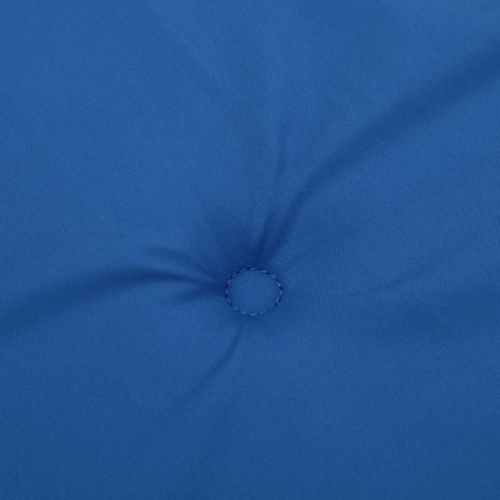 Produktbild för Stolsdynor 6 st kungsblå 120x50x3 cm tyg