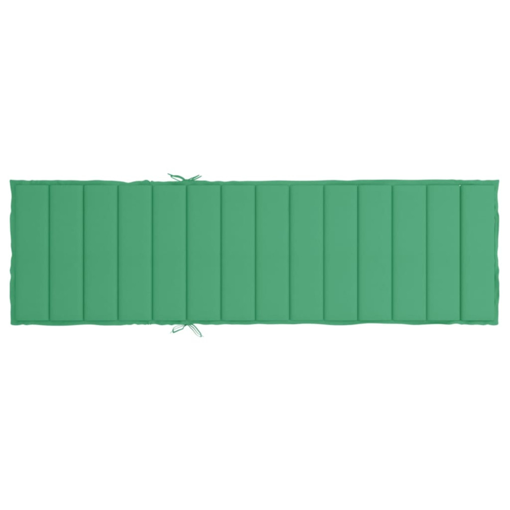 Produktbild för Solsängsdyna grön 200x50x3 cm oxfordtyg