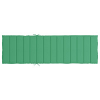 Produktbild för Solsängsdyna grön 200x50x3 cm oxfordtyg
