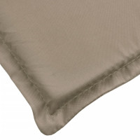 Produktbild för Solsängsdyna taupe 200x70x3 cm oxfordtyg