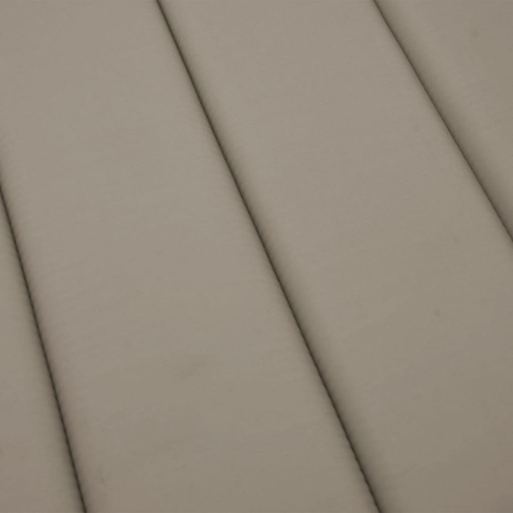 Produktbild för Solsängsdyna taupe 200x70x3 cm oxfordtyg