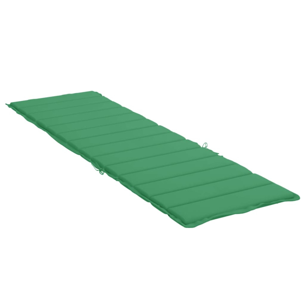 Produktbild för Solsängsdyna grön 200x60x3 cm oxfordtyg