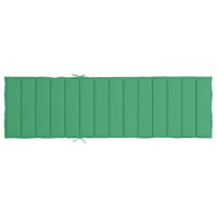 Produktbild för Solsängsdyna grön 200x60x3 cm oxfordtyg