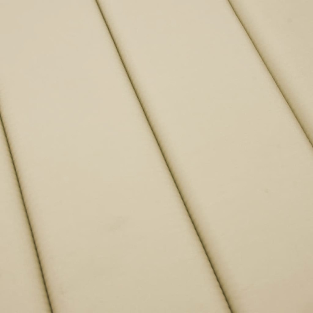 Produktbild för Solsängsdyna beige 200x70x3 cm oxfordtyg