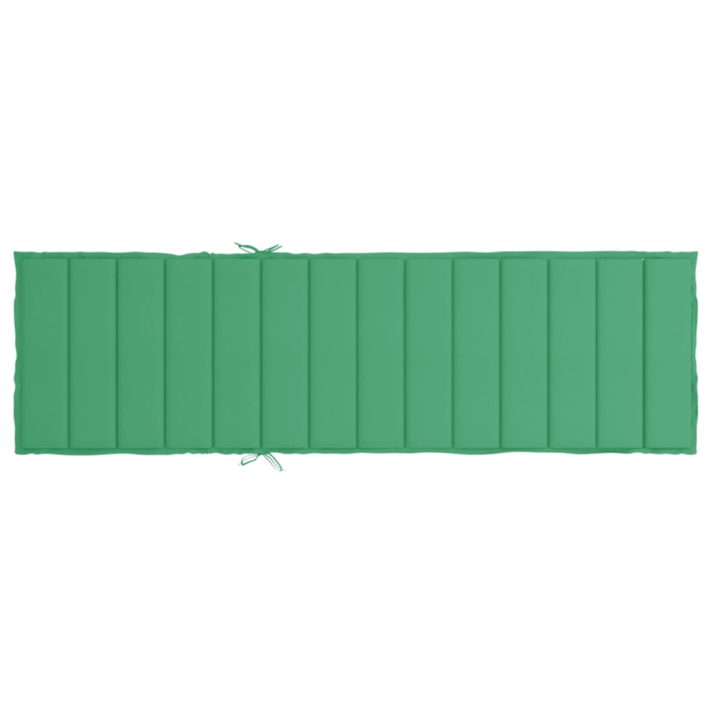 Produktbild för Solsängsdyna grön 200x70x3 cm oxfordtyg