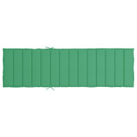 Produktbild för Solsängsdyna grön 200x70x3 cm oxfordtyg